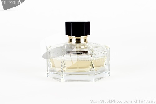 Image of bottle of perfume isolated on white background