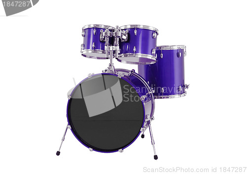 Image of drums isolated with clipping path