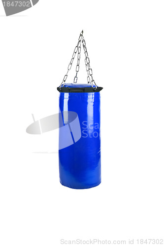 Image of punching bag isolated