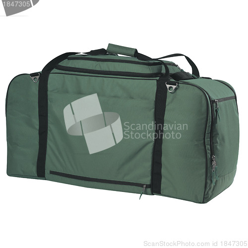 Image of travel bag on a white background