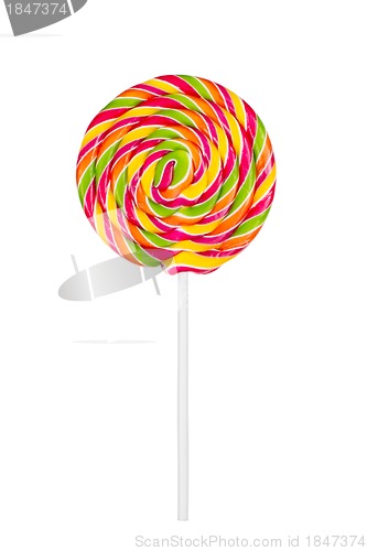 Image of lollipop isolated on white