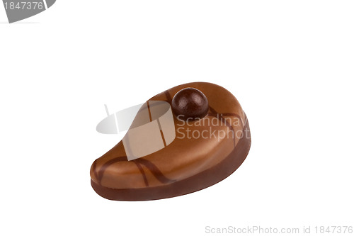 Image of chocolate candie isolated on white background