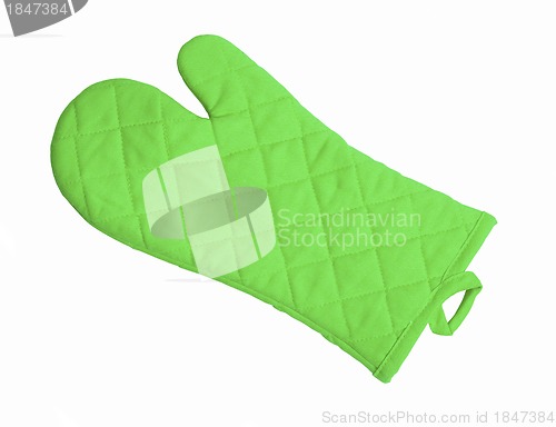 Image of Green kitchen glove