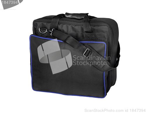 Image of Black bag isolated on a white background.
