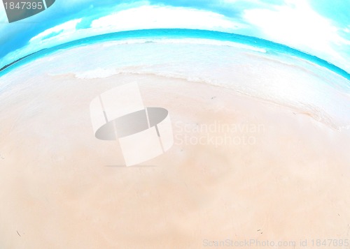 Image of beach and tropical sea
