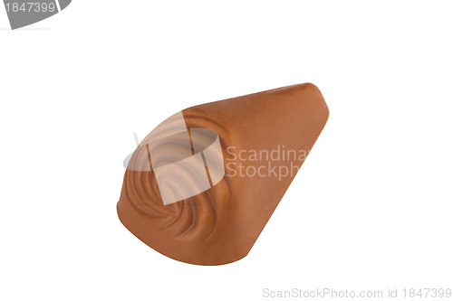 Image of Chocolate sweet on a white background