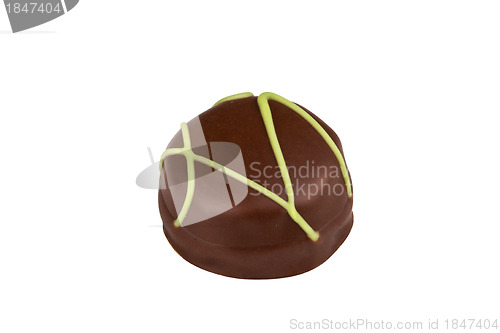 Image of chocolate candie isolated over white