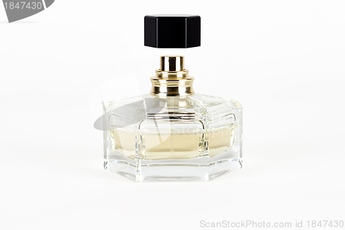 Image of bottle of perfume isolated on white background