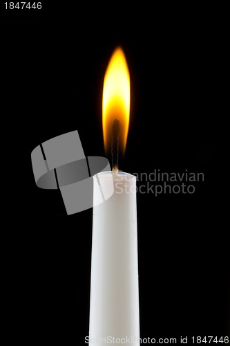 Image of burning candle