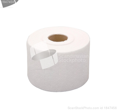 Image of Toilet paper isolated on white