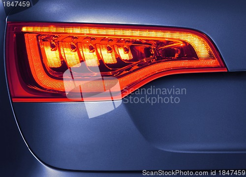 Image of Back lanterns of the car