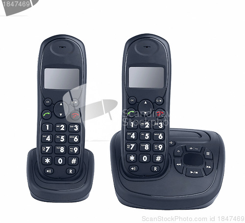 Image of A modern, cordless home phones