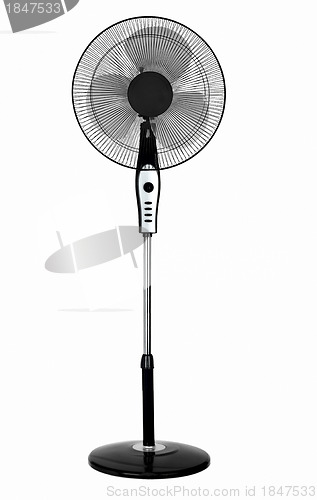 Image of electric fan in front of white background