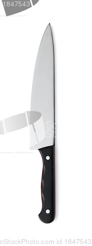 Image of isolated knife on white background