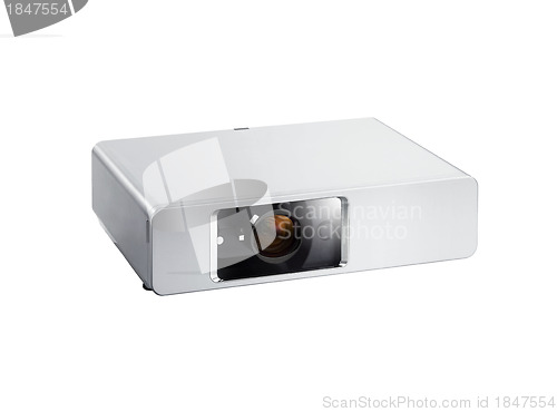 Image of Multimedia projector isolated on white background