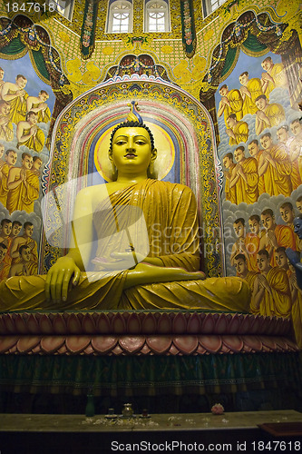 Image of Seated meditating Buddha