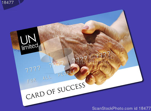 Image of card of success