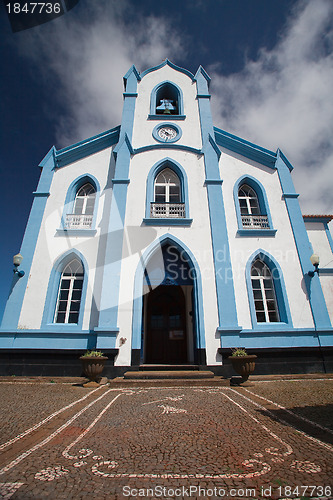 Image of The blue church