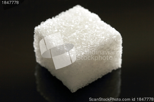 Image of Lump sugar Closeup