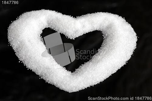 Image of Sugar Heart Crystals Closeup