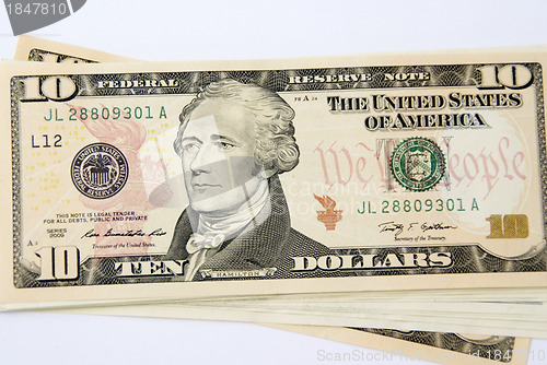 Image of Dollars isolated