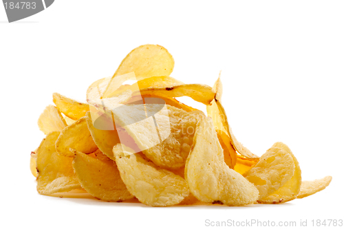 Image of Pile of potato chips