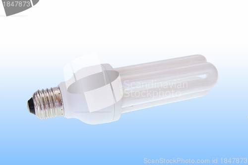 Image of Fluorescent energy saving light bulb
