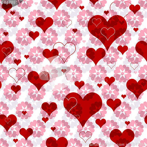 Image of Seamless valentine pattern