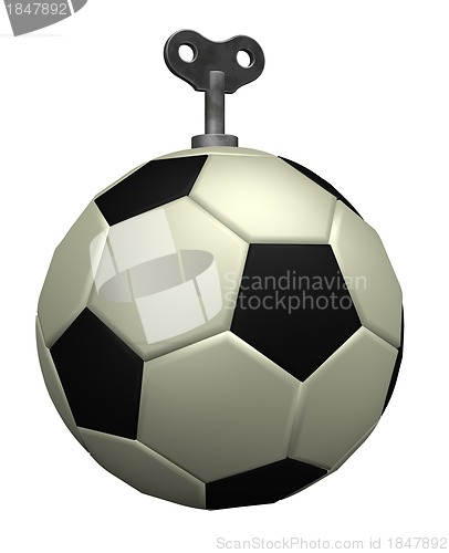 Image of wind up soccer