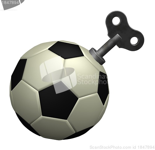 Image of wind up soccer