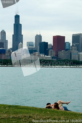 Image of Relaxing by the lake