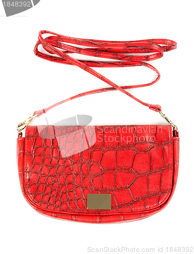 Image of Red Women's fashionable small handbag