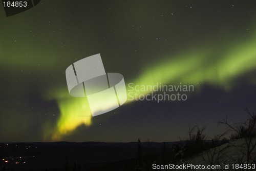 Image of Powerful Aurora borealis arc