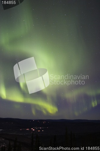 Image of Multiple aurora arcs in the sky