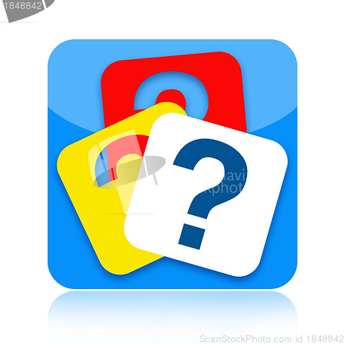 Image of Question marks icon 