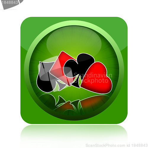 Image of Gambling poker icon