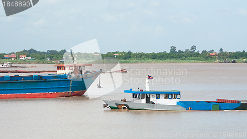 Image of River vessels in Cambodia