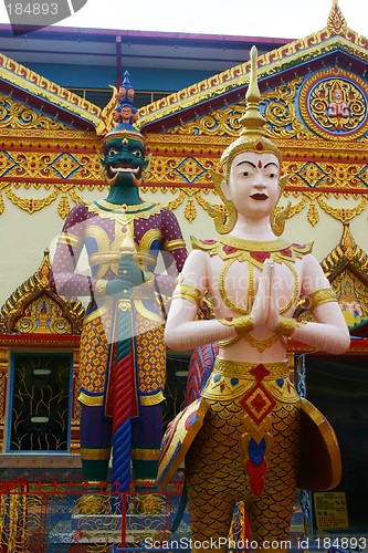 Image of Thai Temple Statues