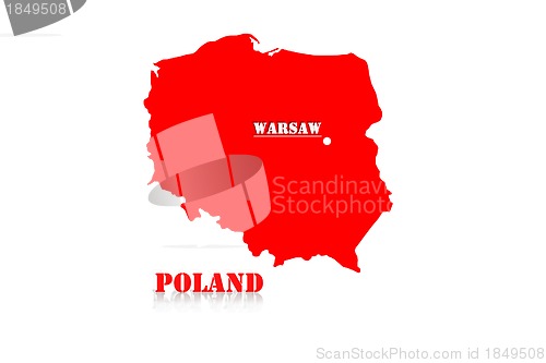 Image of Map of Poland