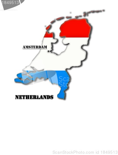Image of Map of Holland