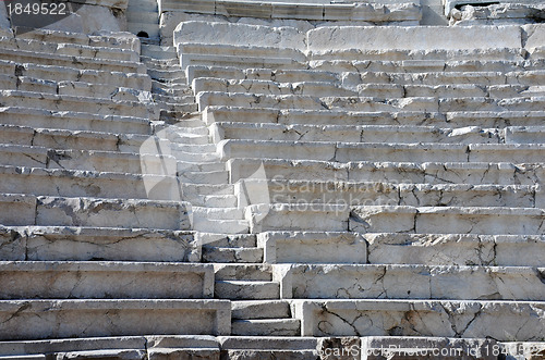 Image of Rows of Ancient Theater in Plovdiv