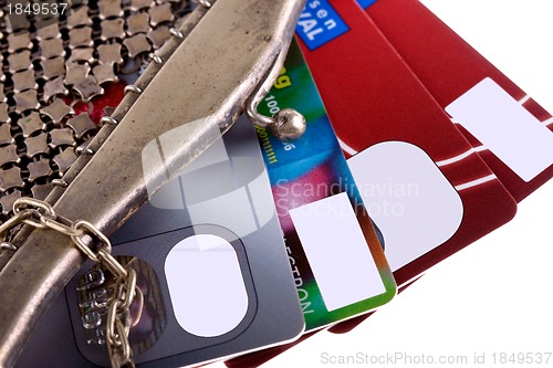 Image of wallet with credit cards