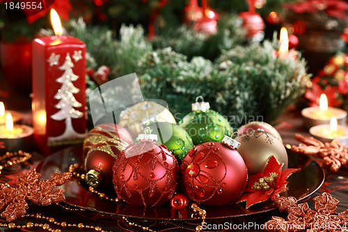 Image of Christmas table