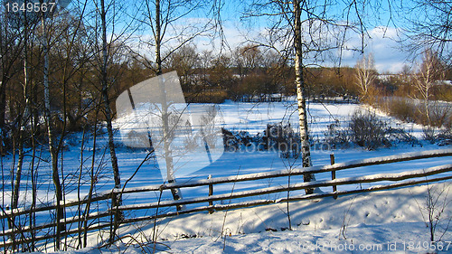 Image of Winter rural landscape