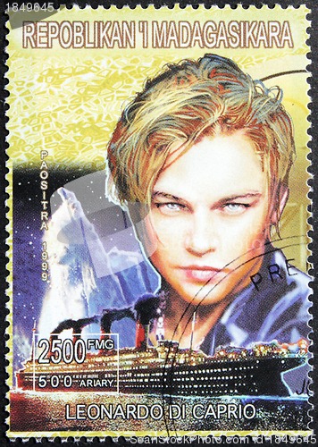 Image of Leonardo DiCaprio Stamp