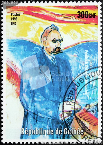 Image of Nietzsche Stamp