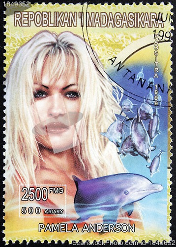 Image of Pamela Anderson Stamp