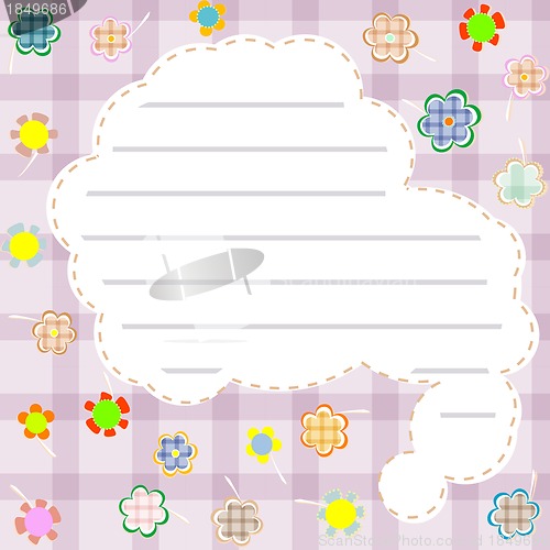 Image of vintage invitation love card design for greeting card and menu