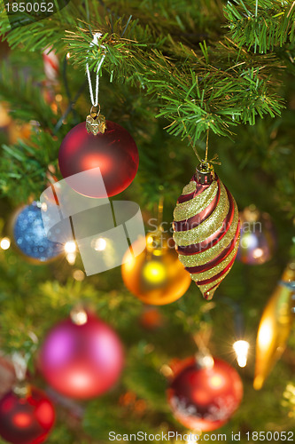 Image of Christmas ornaments