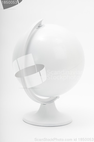 Image of Blank globe on a stand